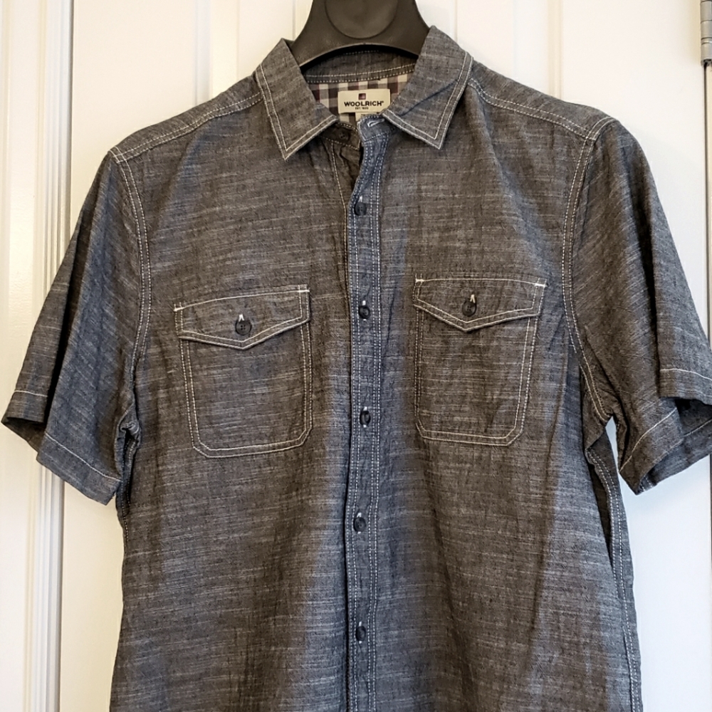 Woolrich mens button down shirt